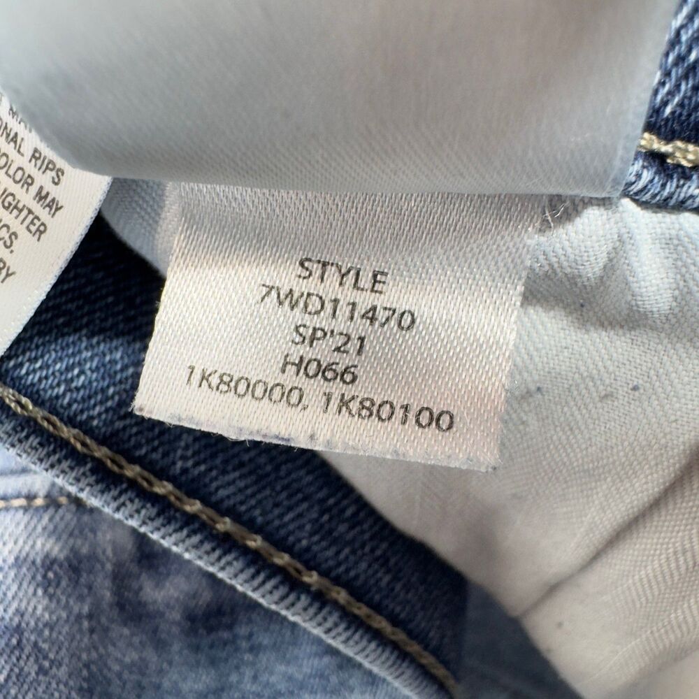 Lucky Brand Jeans Womens 14/32 Blue Denim Mid Rise Boyfriend Sienna Cotton Pants - Picture 15 of 15